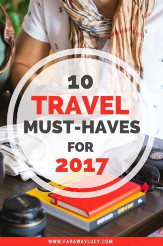 My Top 10 Travel Must-Haves for 2017 which will make travelling just that lil’ bit easier and a lil’ less stressful. Click through to read more...