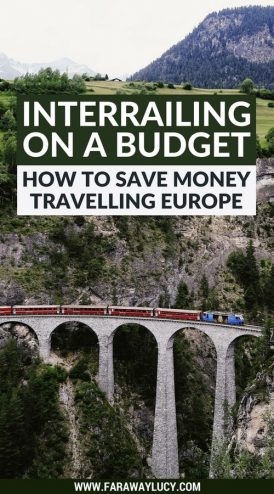 Interrailing on a budget: how to save money travelling Europe.This guide helps students, young people and anyone else wanting to interrail around Europe on a budget. My tips and tricks will help you save money, prioritise what is most important to you and have a great time travelling around Europe! Click through to read more...