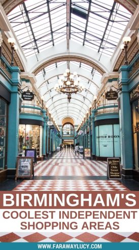 Birmingham's coolest independent shopping areas that aren't the Bullring or Grand Central! Birmingham has a whole host of quirky, independent markets and arcades that are just waiting to be explored, from The Custard Factory to The Great Western Arcade. Click through to read more...