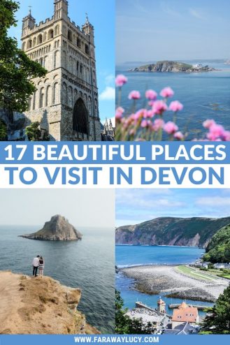 17 Beautiful Places to Visit in Devon for a Great Day Out. Devon England. Devon UK. Things to do in Devon. Places to see in Devon. What to see in Devon. Things to see in Devon. What to do in Devon. Devon attractions. Devon top attractions. Devon travel blog. Devon travel guide. The English Riviera. Exeter. Plymouth. Dartmouth. Dartmoor National Park. Exmoor National Park. Salcombe. Clovelly. Totnes. Appledore. Watermouth. Croyde. Woolacombe. Dartmouth. Ilfracombe. Beer. Burgh Island. Lundy Island. Click through to read more...