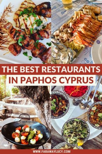 The Best Restaurants in Paphos Cyprus That You Will Love. There are so many things to do in Paphos Cyprus but one of the best is try out all of the amazing restaurants Paphos Cyprus has to offer! From traditional Greek food to fresh seafood to family favourites, click through to discover Paphos' best eateries...