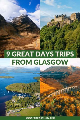 9 Great Day Trips from Glasgow You Need to Go On. There are so many great things to do in Glasgow but why not escape the city to visit some of Scotland's best scenery and attractions? Click through to read more...