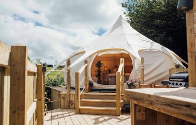 lets-go-hydro-glamping-bell-tent-dome-on-raised-decking-glamping-northern-ireland