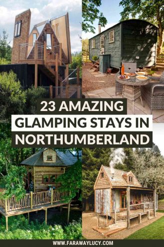 Glamping Northumberland: 23 Amazing Places to Stay At. From treehouses and shepherds huts to safari tents and yurts, you'll love these Northumberland glamping holidays. Click through to read more...