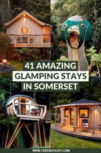 Glamping Somerset: 41 Amazing Places You Need to Stay At. From treehouses and shepherds huts to safari tents and yurts, you'll love these Somerset glamping holidays. Click through to read more...
