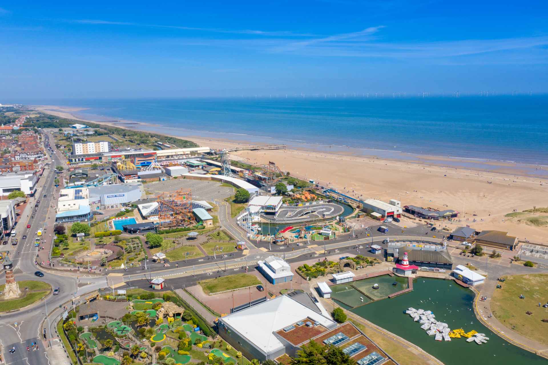 aerial-photo-of-skegness-town-centre-beach-and-sea-in-summer