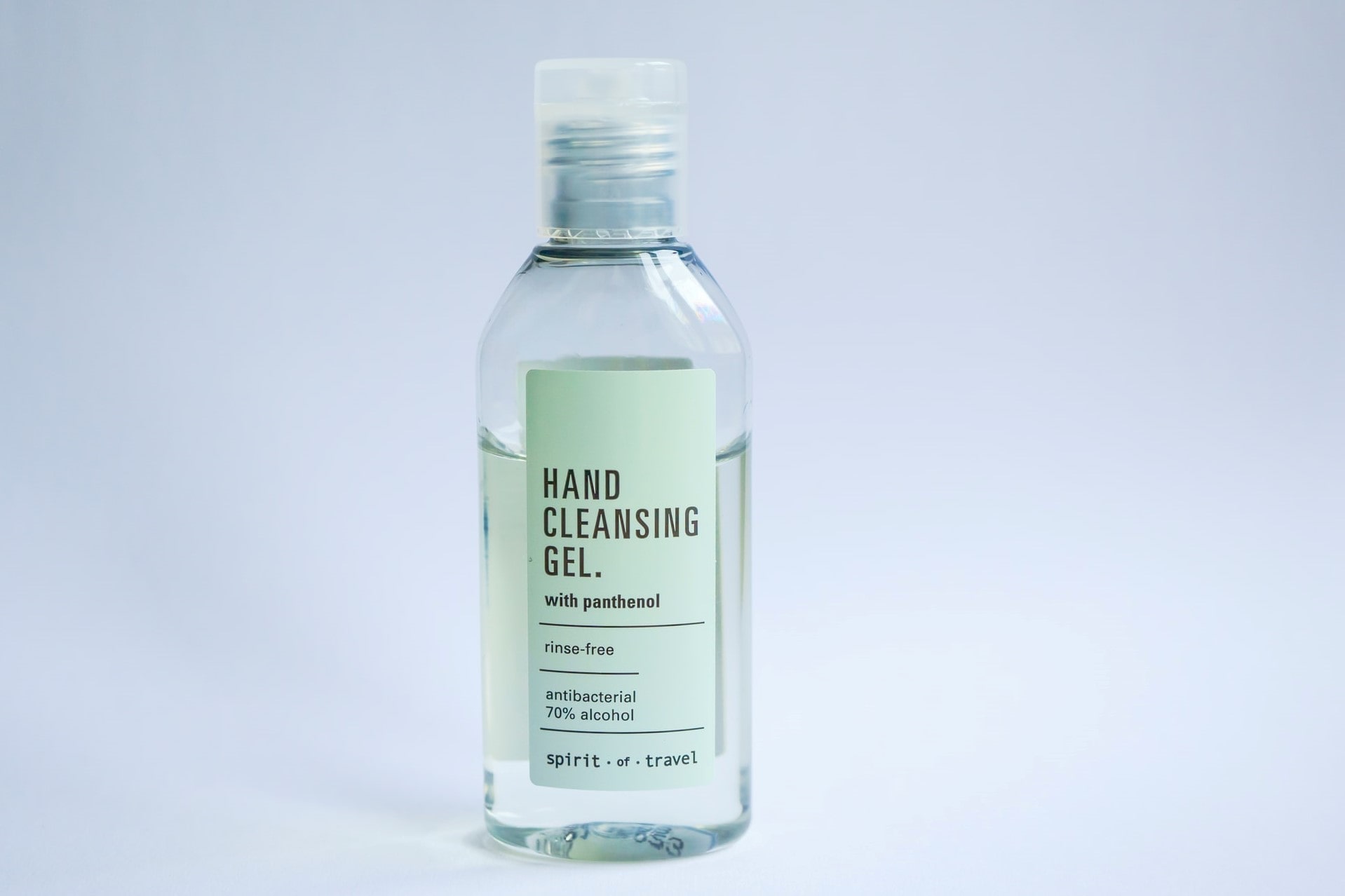 bottle-of-antibacterial-hand-cleansing-gel-in-white-room