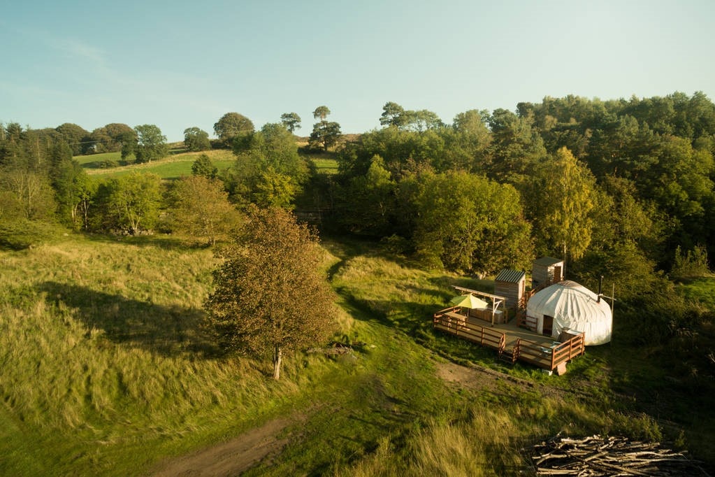 view-of-hadrians-wall-yurt-in-field-from-above