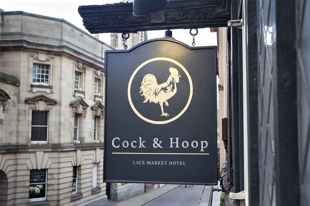 sign-for-cock-and-hoop-pub-at-lace-market-hotel