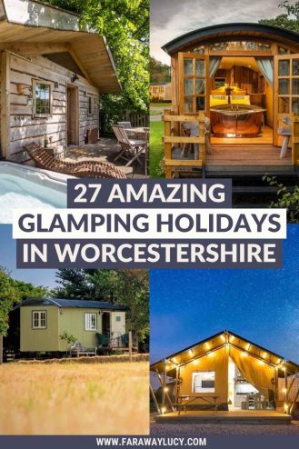 Glamping Worcestershire: 27 Amazing Places You Need to Stay At. From treehouses and shepherds huts to geodomes and safari tents, you'll love these Worcestershire glamping holidays. Click through to read more...