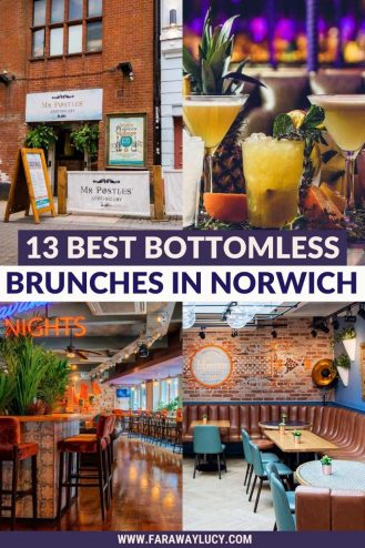 Bottomless Brunch Norwich: 13 Best Brunches You Need to Try. From Mediterranean and Mexican cuisine to pizzas and pub grub, here are the 13 best places to go for bottomless brunch in Norwich! Click through to read more...