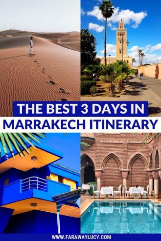 3 Days in Marrakech Itinerary: The Best Way to See Marrakech. This ultimate 3 days in Marrakech itinerary shows you the best way to see Marrakech, including where to stay, where to eat, and what to do! Click through to read more...