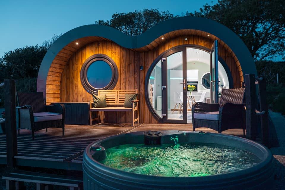 sky-meadow-glamping-pod-at-night-glamping-pembrokeshire