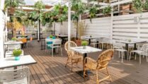 outdoor-seating-at-the-exhibit-bar-and-restaurant-bottomless-brunch-balham