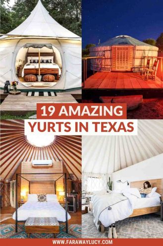 Texas Yurts: 19 Amazing Yurts in Texas You Need to Stay At [2021]. From treehouse yurts to yurts with hot tubs to yurts with hilltop views, here are 19 amazing yurts in Texas you need to stay at! Click through to read more...