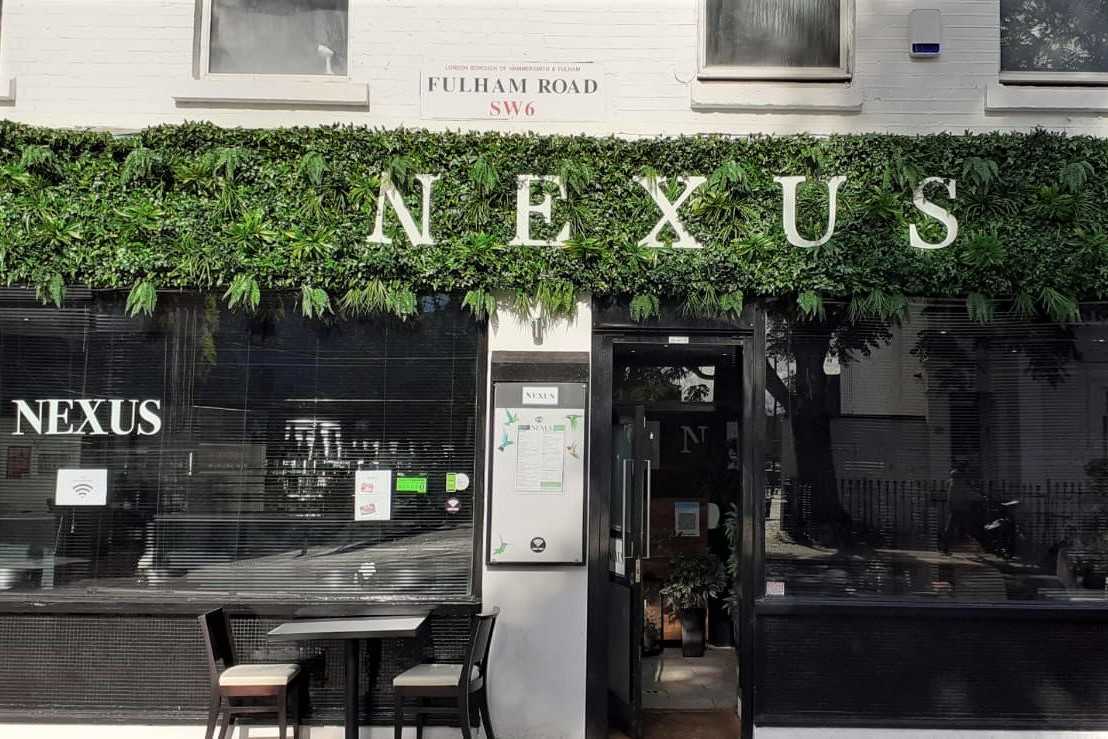 exterior-of-nexus-restaurant-on-fulham-road