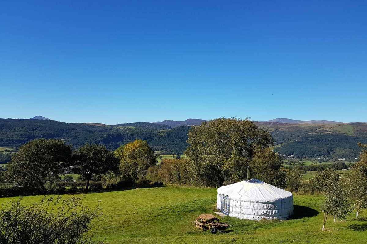 white-ariana-yurt-in-field-at-ffrith-galed-on-sunny-day-yurts-north-wales