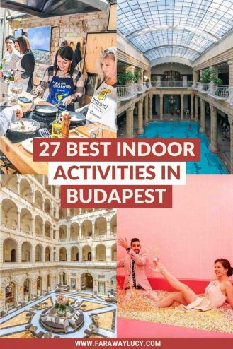 27 Best Indoor Activities in Budapest You Need To Try [2021]. From spas, galleries and museums to markets, escape rooms and aquariums, here are the 27 best indoor activities in Budapest you need to try! Click through to read more...