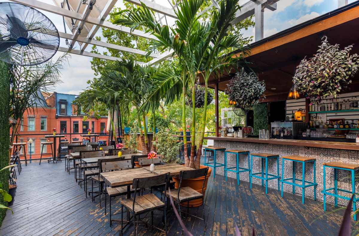 outdoor-terrace-at-el-techo-restaurant-bottomless-brunch-dc