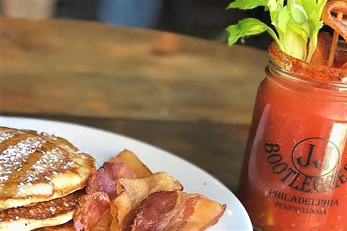 bacon-and-pancakes-on-plate-at-jj-bootleggers