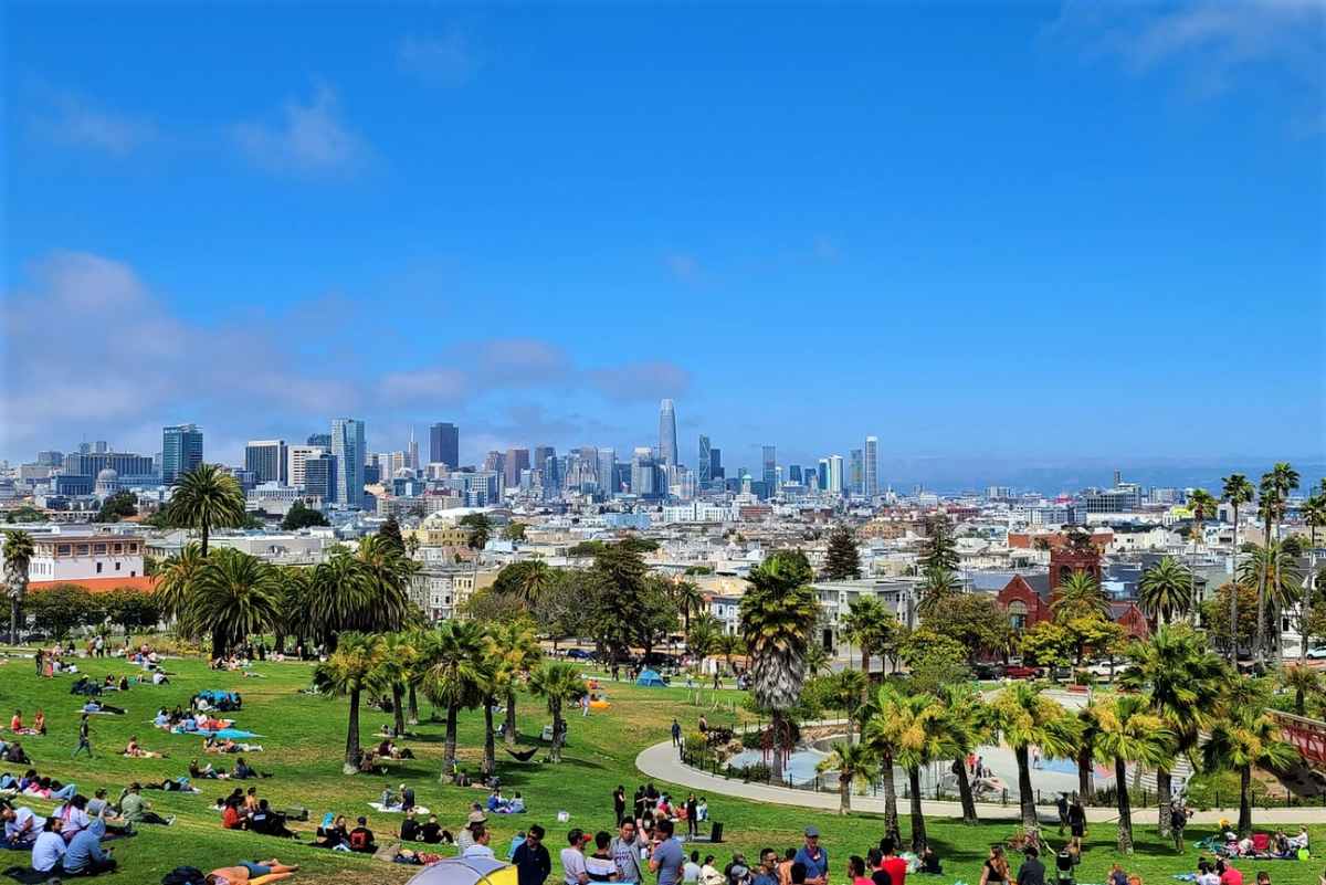mission-dolores-park-on-sunny-day-san-francisco-2-day-itinerary