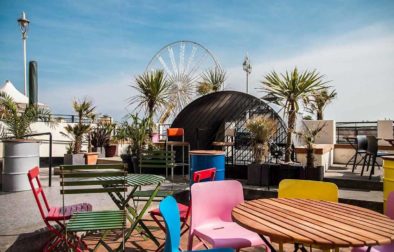 colourful-seating-on-rooftop-of-patterns-rooftop-bars-brighton
