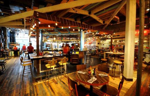 bar-and-tables-in-turtle-bay-bottomless-brunch-guildford