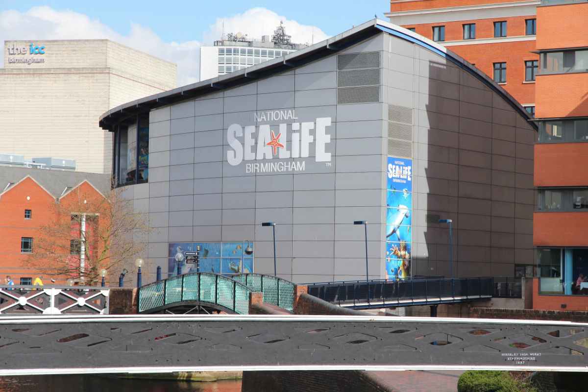 exterior-of-the-national-sea-life-centre-on-sunny-day