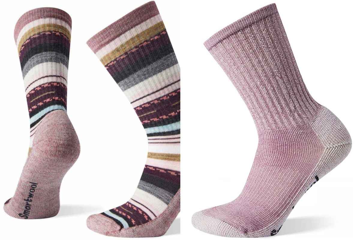 striped-purple-smartwool-hiking-socks