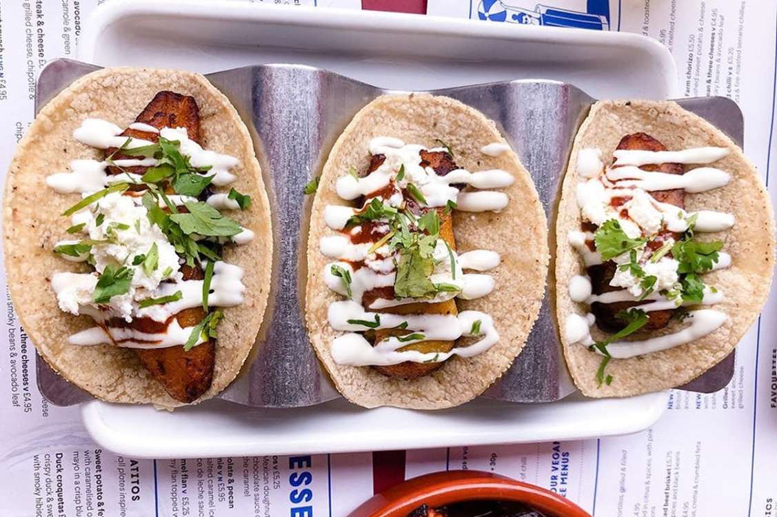 plantain-tacos-from-wahaca-vegan-restaurants-covent-garden