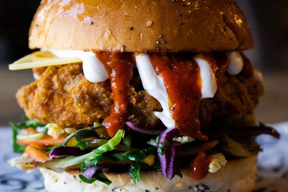 vegan-burger-from-fat-hippo-vegan-restaurants-sheffield