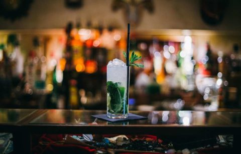 mojito-cocktail-on-the-bar-at-opium-bar