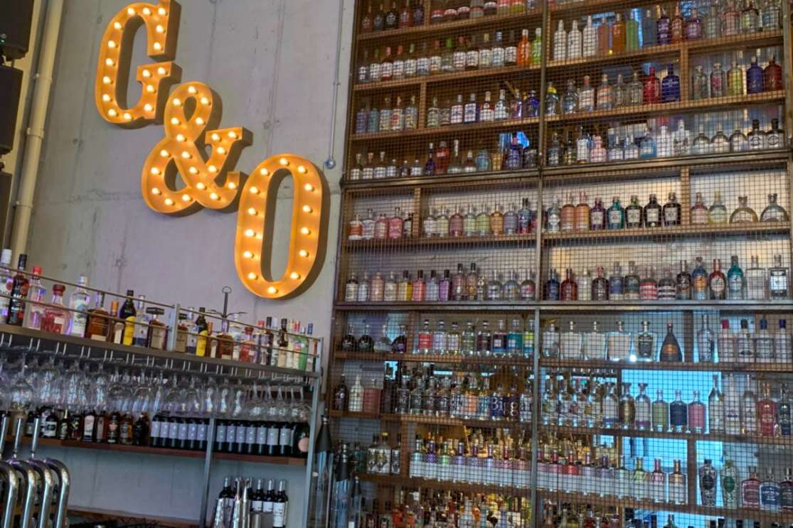 bar-shelves-at-gin-and-olive-cocktail-bars-southampton