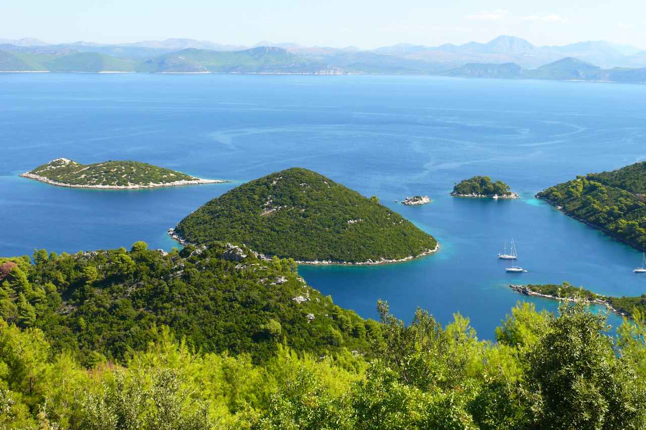 aerial-view-of-mljet-national-park-on-sunny-day