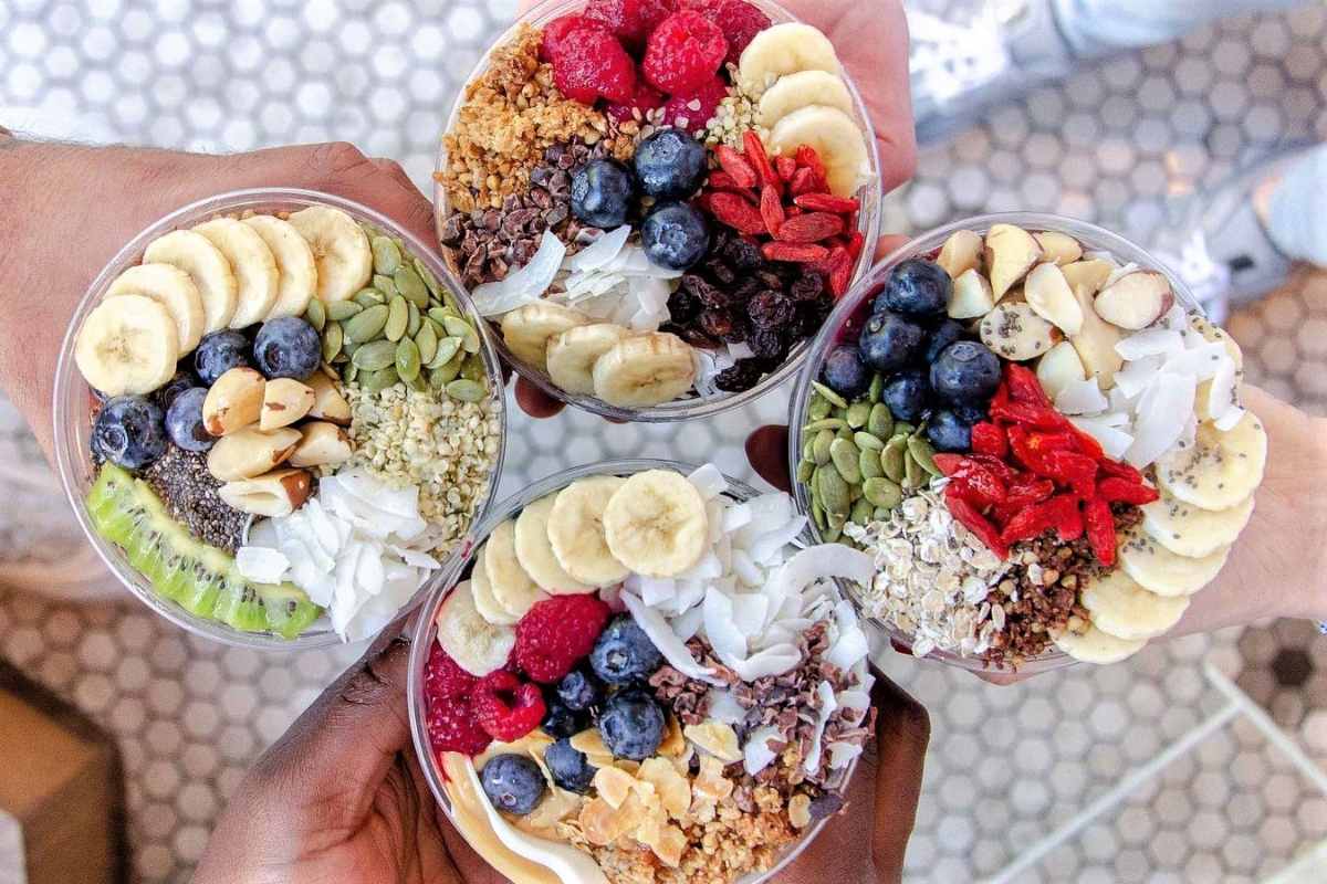 four-bowls-from-juicebaby-acai-bowls-london