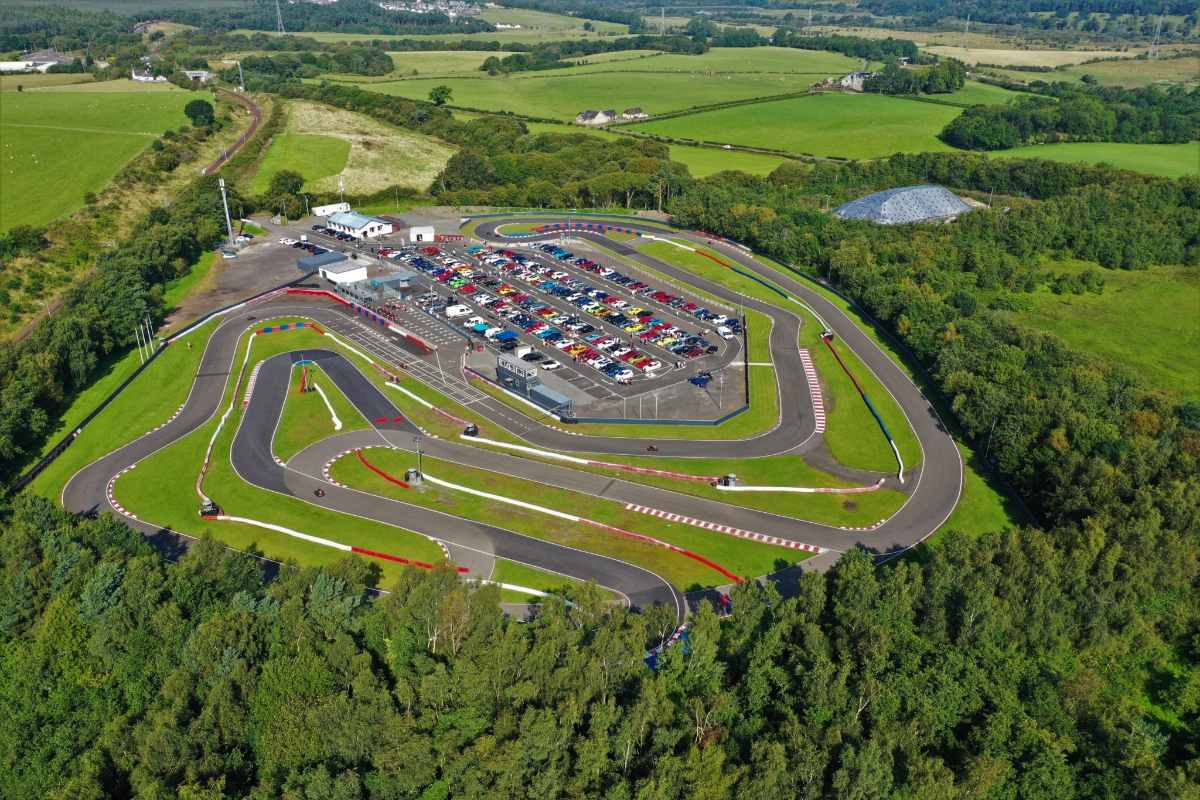 aerial-view-of-go-karting-at-larkhall-circuit