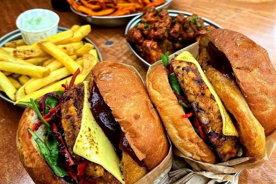 burgers-from-the-lazy-leek-vegan-restaurants-cardiff