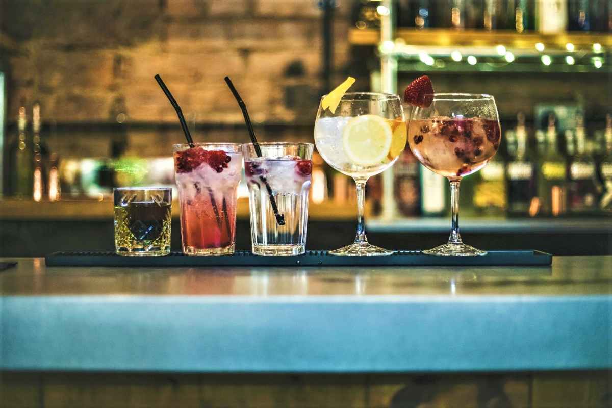 drinks-on-bar-of-bar-56-cocktail-bars-derby