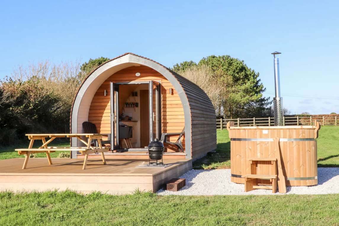 exterior-of-sea-view-pod-in-the-daytime-romantic-getaways-in-the-uk-with-a-hot-tub