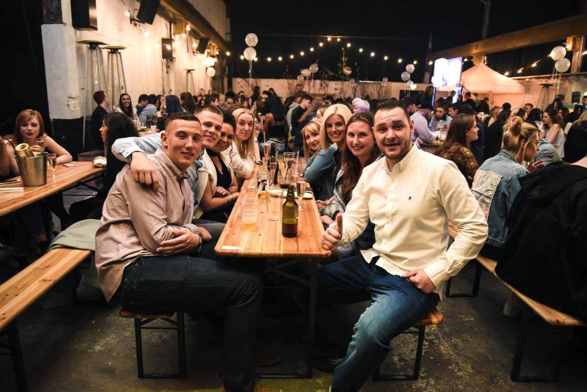 group-of-friends-at-depot-beer-gardens-cardiff