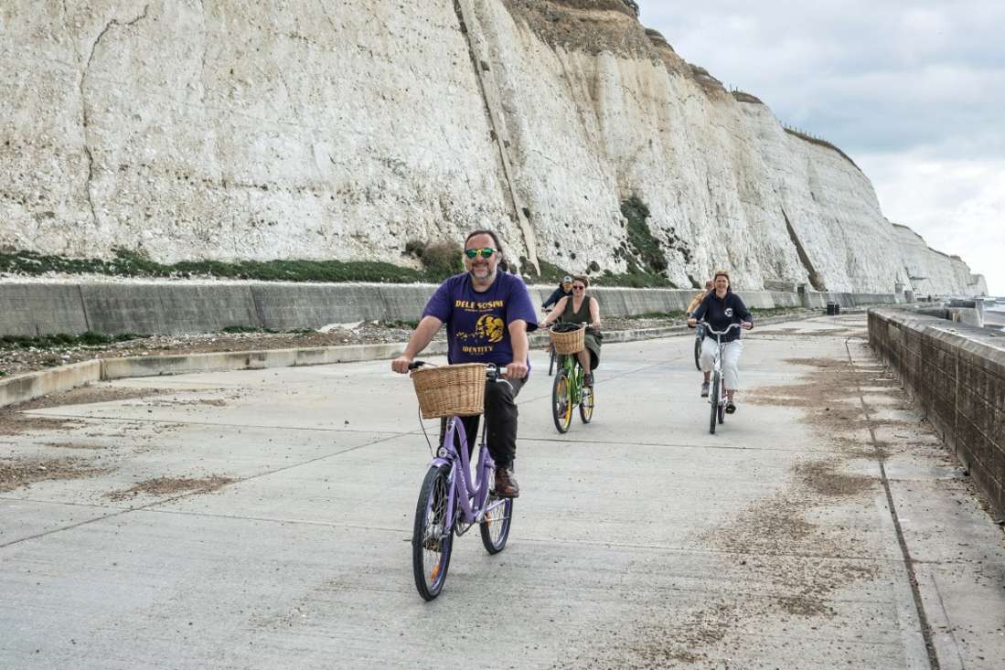 people-cycling-along-the-coastline-in-the-daytime-date-ideas-brighton