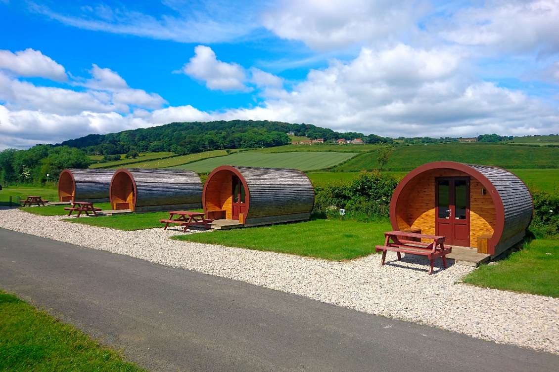 selection-of-pods-at-middlewood-farm-glamping-pods-in-the-daytime
