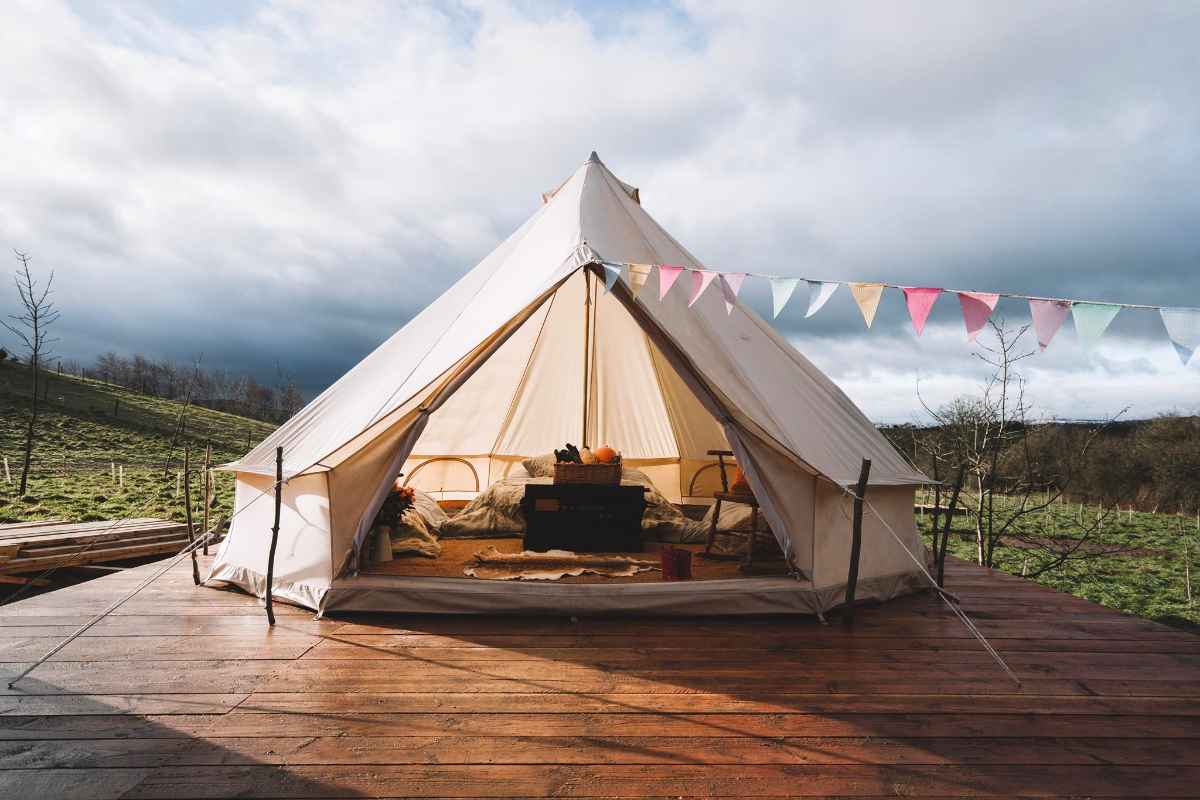 the-forge-bell-tent-in-field-in-corwen