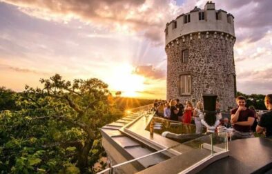 sunset-at-clifton-observatory-360-bar-and-rooftop-terrace-date-ideas-bristol